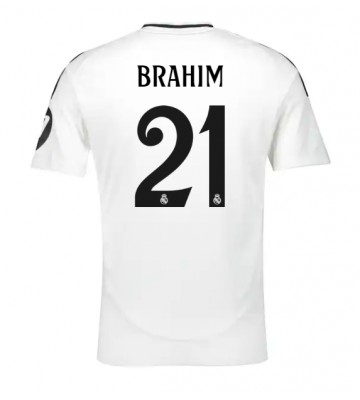 Real Madrid Brahim Diaz #21 Hjemmebanetrøje 2024-25 Kort ærmer